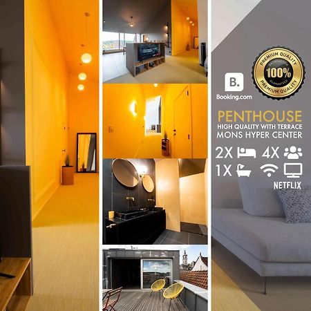 Luxury Penthouse & Terrace - Mons City Center Eksteriør bilde